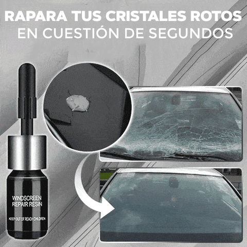 Kit Reparador de cristales VidrioFix® – Repara parabrisas, pantallas y espejos al instante.