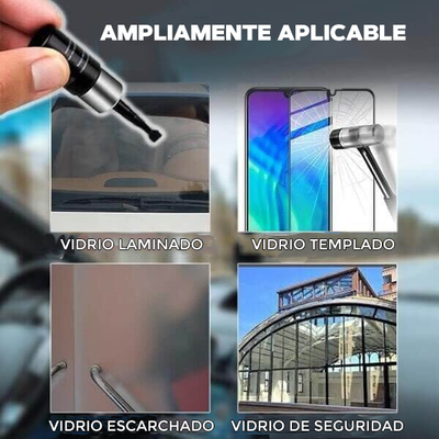 Kit Reparador de cristales VidrioFix® – Repara parabrisas, pantallas y espejos al instante.
